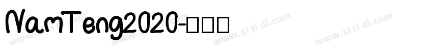 NamTeng 2020字体转换